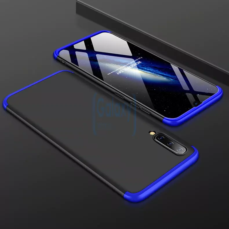 Чехол бампер GKK Dual Armor Case для Samsung Galaxy A50 (2019) Black\Blue (Черный\Синий) Чехол бампер GKK Dual Armor Case для Samsung Galaxy A50 (2019) Black\Blue (Черный\Синий)