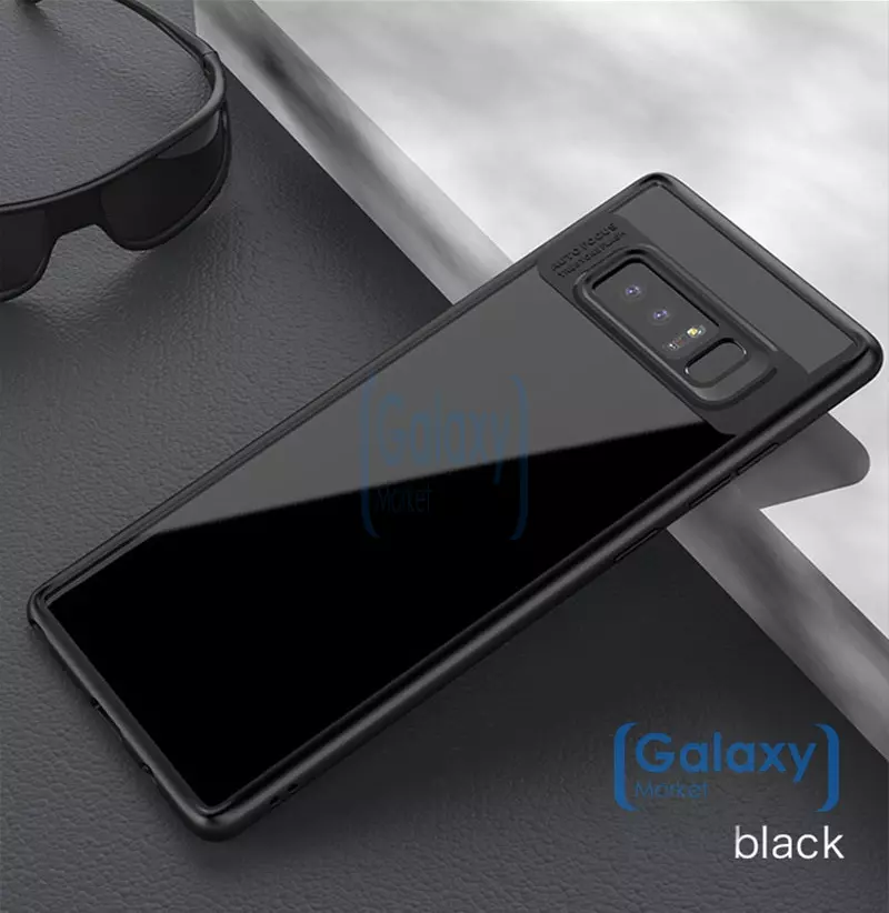 Чехол бампер Ipaky Silicone Case для Samsung Galaxy Note 8 Black (Черный)