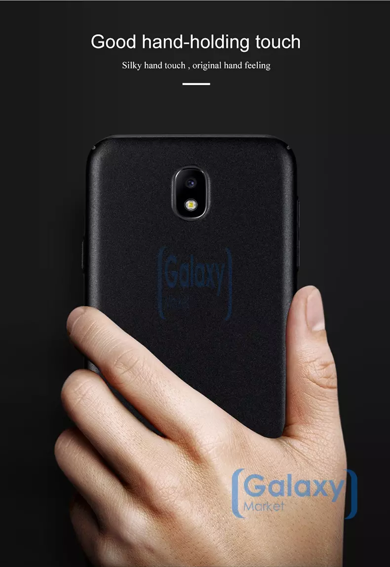 Чехол бампер Lenuo Matte Case для Samsung Galaxy J3 2017 Blue (Синий)