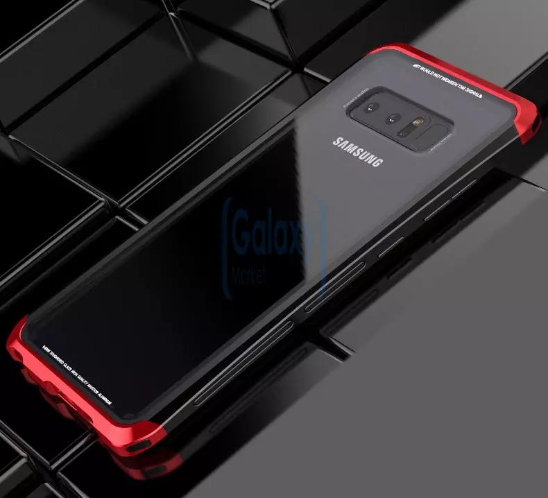 Чехол бампер Luphie Double Dragon Case для Samsung Galaxy Note 8 Black & Golden (Черный/Золотой)