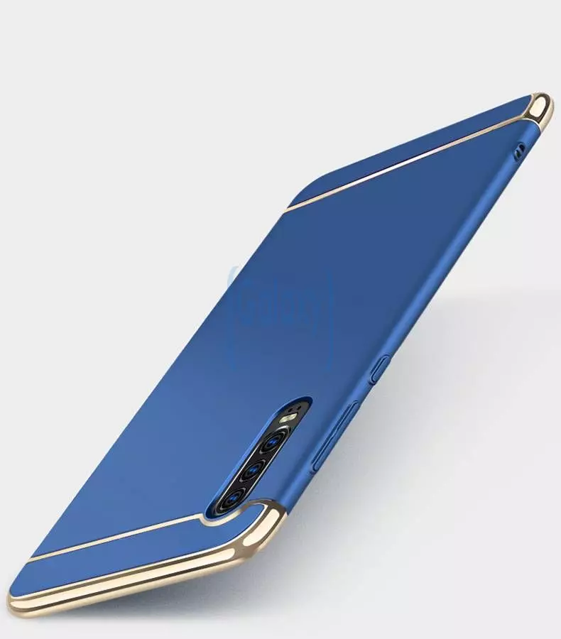 Чехол бампер Mofi Electroplating для Samsung Galaxy M21 Rose Gold (Розовое золото)