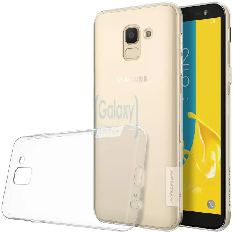 Чехол бампер Nillkin TPU Nature Case для Samsung Galaxy J4 2018 J400F White (Белый)