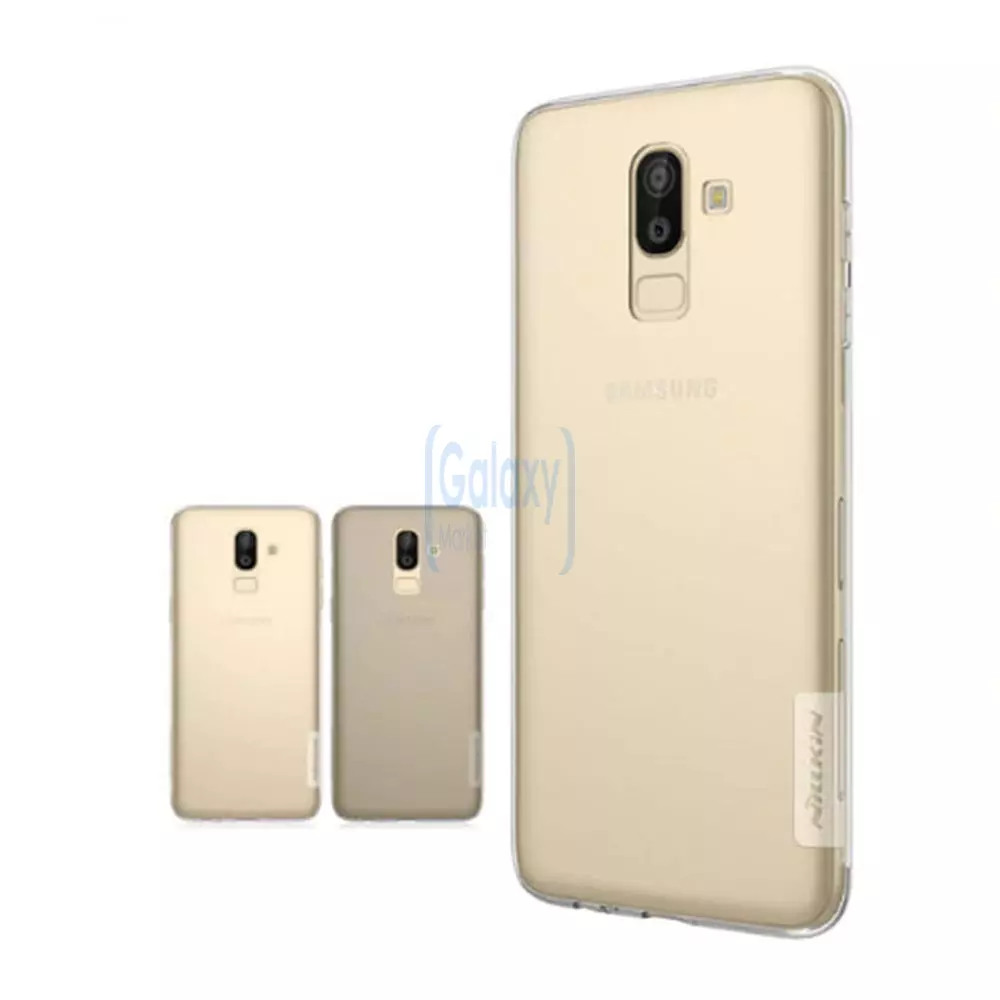 Чехол бампер Nillkin TPU Nature Case для Samsung Galaxy J8 Plus 2018 White (Белый)