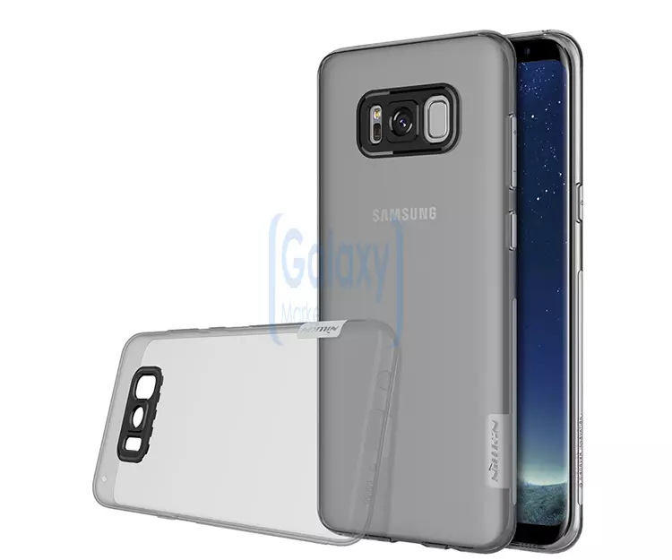 Чехол бампер Nillkin TPU Nature Case для Samsung Galaxy S8 Plus Gray (Серый)