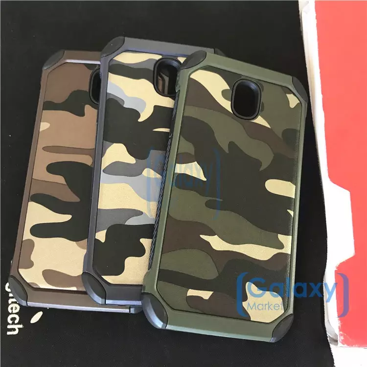 Чехол бампер NX Case Camouflage Case для Samsung Galaxy J3 2017 Green (Зеленый)