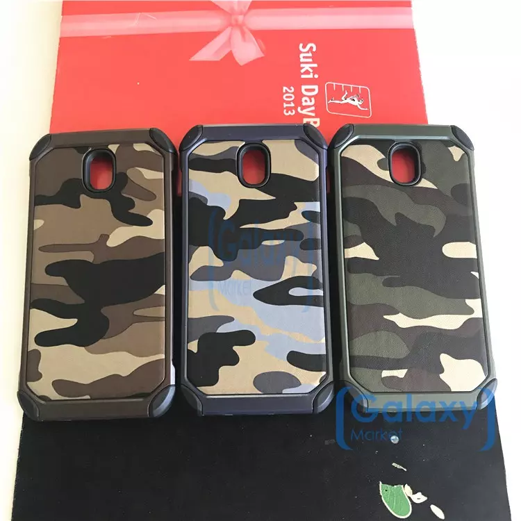 Чехол бампер NX Case Camouflage Case для Samsung Galaxy J3 2017 Brown (Коричневый)