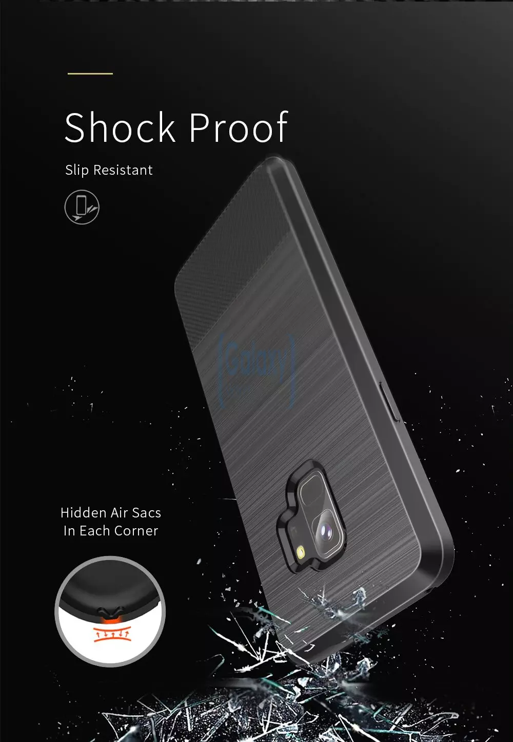 Чехол бампер Dux Ducis Carbon Magnetic Case для Samsung Galaxy S9 Black (Черный)