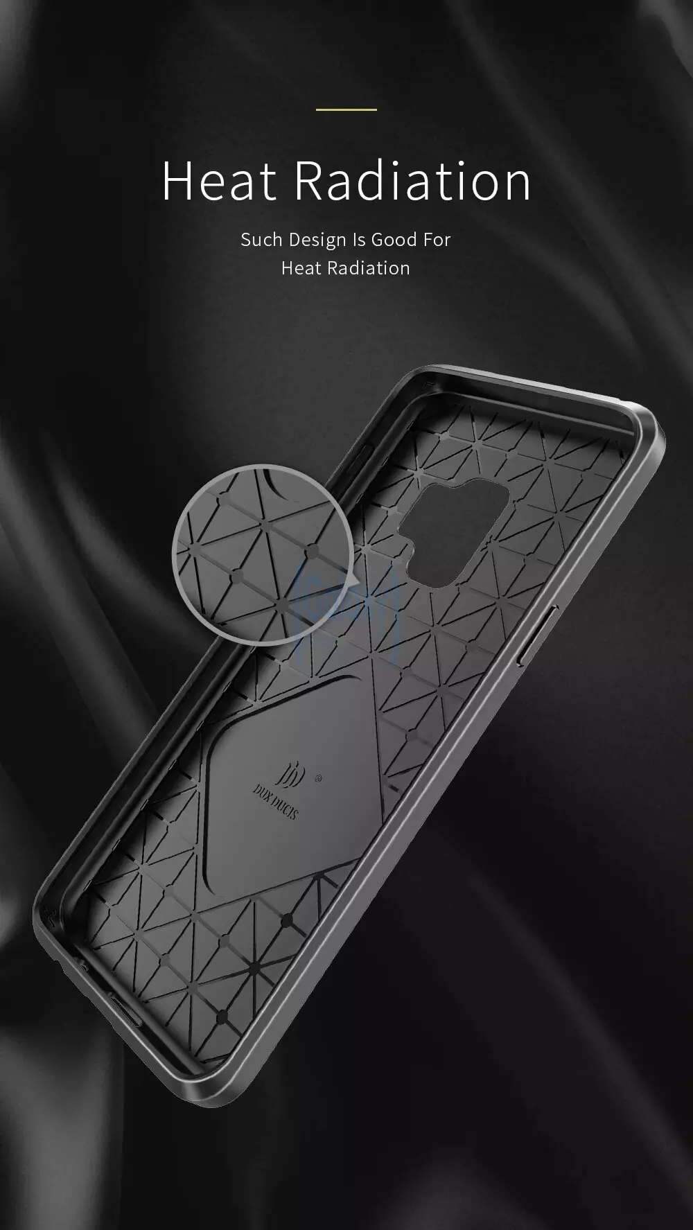 Чехол бампер Dux Ducis Carbon Magnetic Case для Samsung Galaxy S9 Plus Navy Blue (Синий) Чехол бампер Dux Ducis Carbon Magnetic Case для Samsung Galaxy S9 Plus Navy Blue (Синий)
