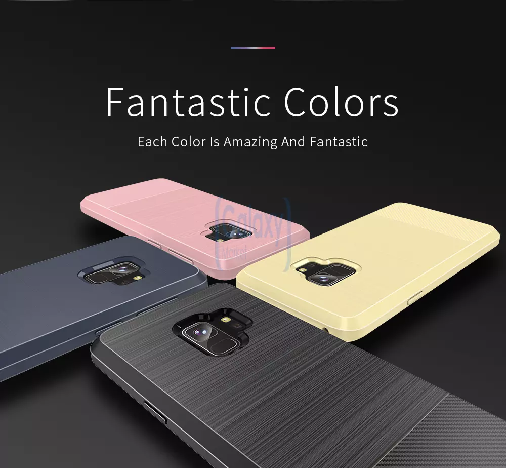 Чехол бампер Dux Ducis Carbon Magnetic Case для Samsung Galaxy S9 Black (Черный)