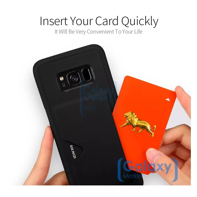 Чехол бампер Dux Ducis Pocard Case для Samsung Galaxy S8 Black (Черный)