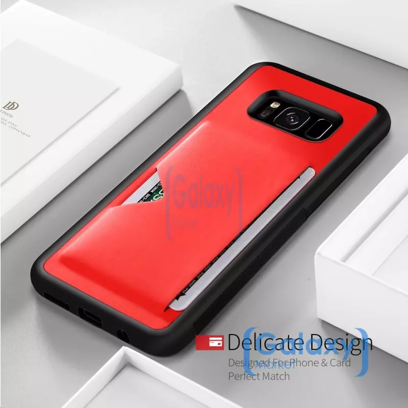 Чехол бампер Dux Ducis Pocard Case для Samsung Galaxy S8 Plus Red (Красный) Чехол бампер Dux Ducis Pocard Case для Samsung Galaxy S8 Plus Red (Красный)