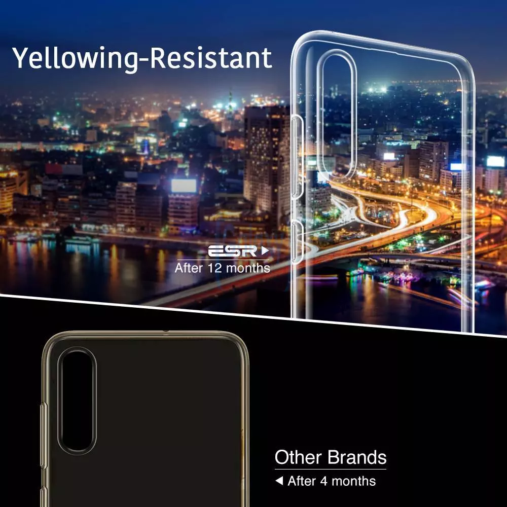 Чехол бампер ESR Essential Zero Case для Samsung Galaxy A50 Clear (Прозрачный)