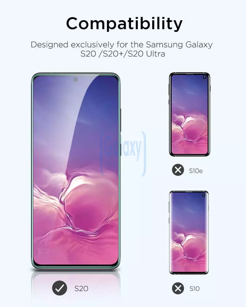 Защитное стекло ESR 3D Full Coverage Liquid Skin Film 2 Pack (2 шт. в комплекте) для Samsung Galaxy S20 Clear (Прозрачный) Защитное стекло ESR 3D Full Coverage Liquid Skin Film 2 Pack (2 шт. в комплекте) для Samsung Galaxy S20 Clear (Прозрачный)