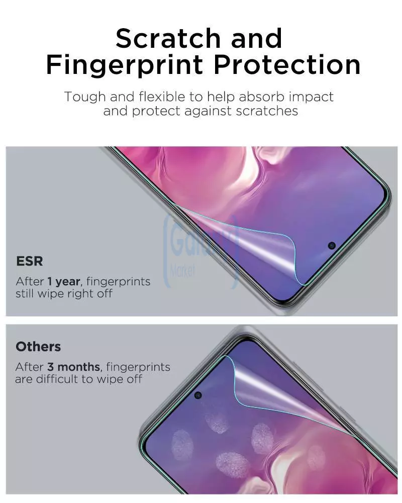 Защитное стекло ESR 3D Full Coverage Liquid Skin Film 2 Pack (2 шт. в комплекте) для Samsung Galaxy S20 Clear (Прозрачный) Защитное стекло ESR 3D Full Coverage Liquid Skin Film 2 Pack (2 шт. в комплекте) для Samsung Galaxy S20 Clear (Прозрачный)