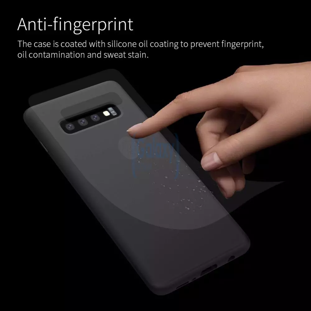 Чехол бампер Nillkin Pure Flex Case для Samsung Galaxy S10 Plus Black (Черный)