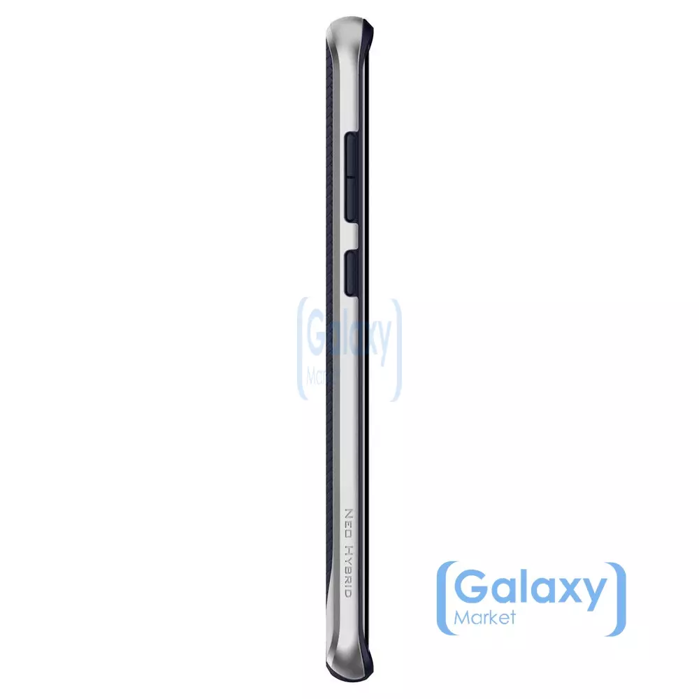 Чехол бампер Spigen Case Neo Hybrid Case для Samsung Galaxy S8 Silver Arctic (Серебряная Арктика)