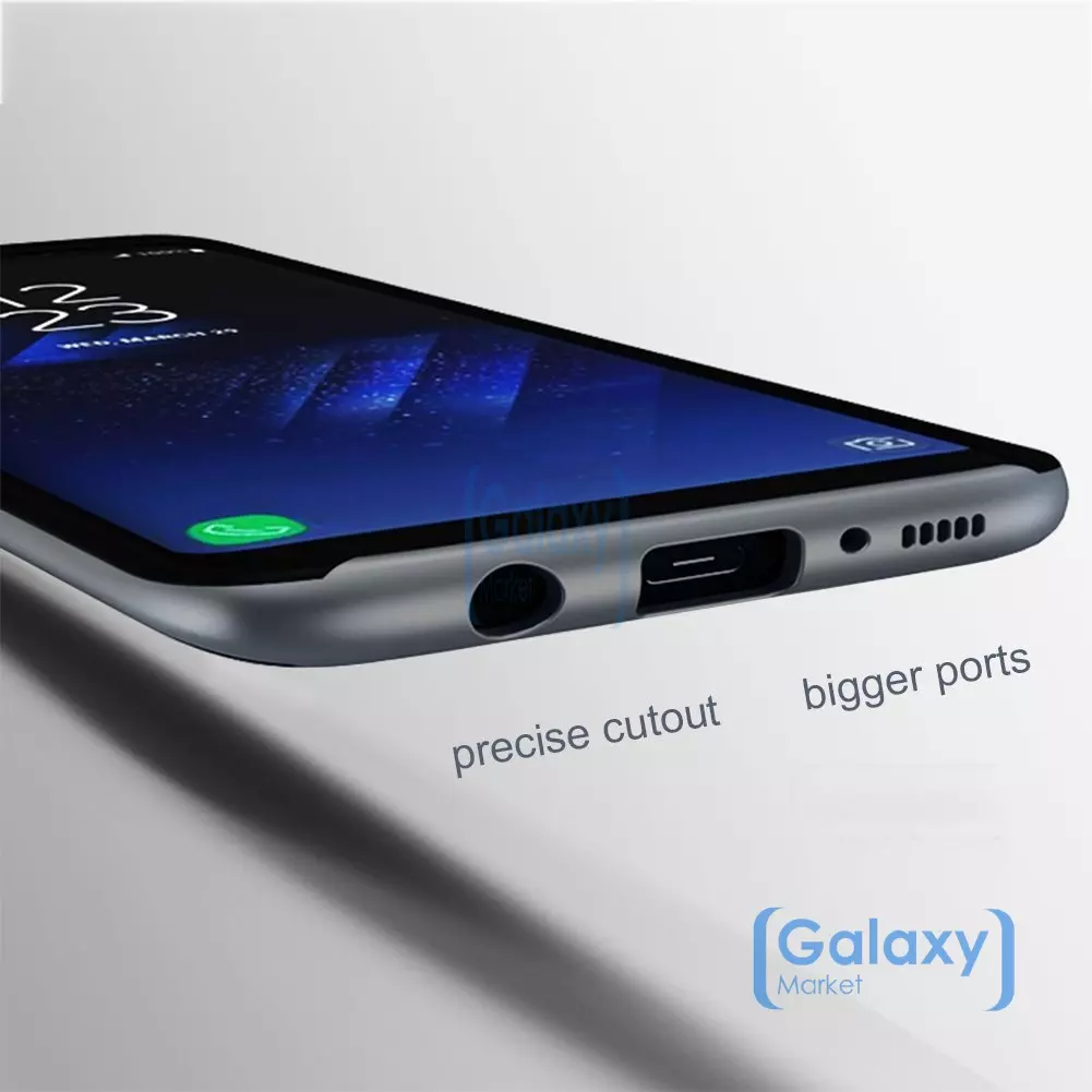 Чехол бампер Ipaky Original Case для Samsung Galaxy S8 Gray (Серый)