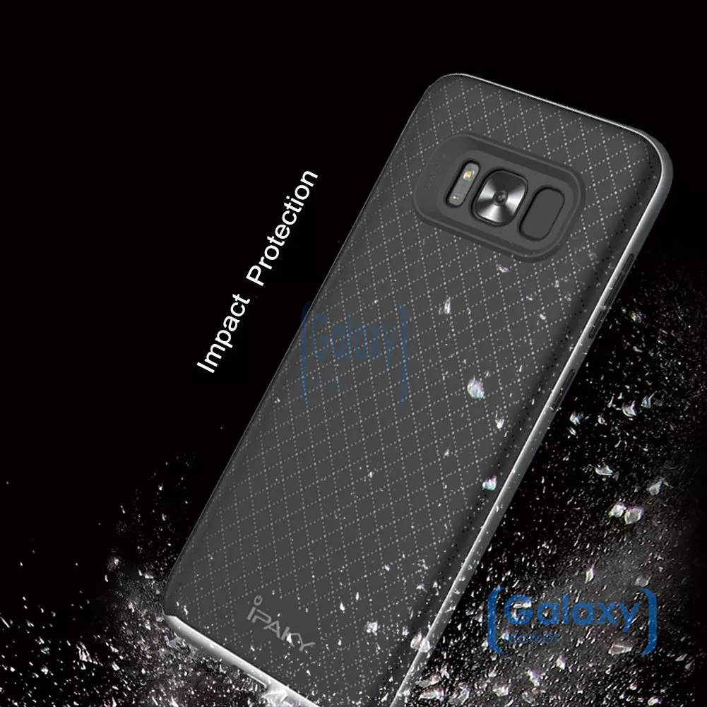 Чехол бампер Ipaky Original Case для Samsung Galaxy S8 Gray (Серый)