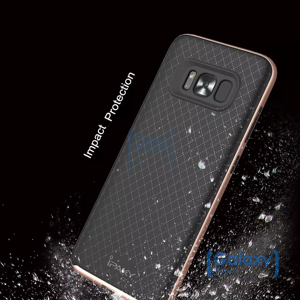 Чехол бампер Ipaky Original Case для Samsung Galaxy S8 Plus Rose Gold (Розовое Золото)