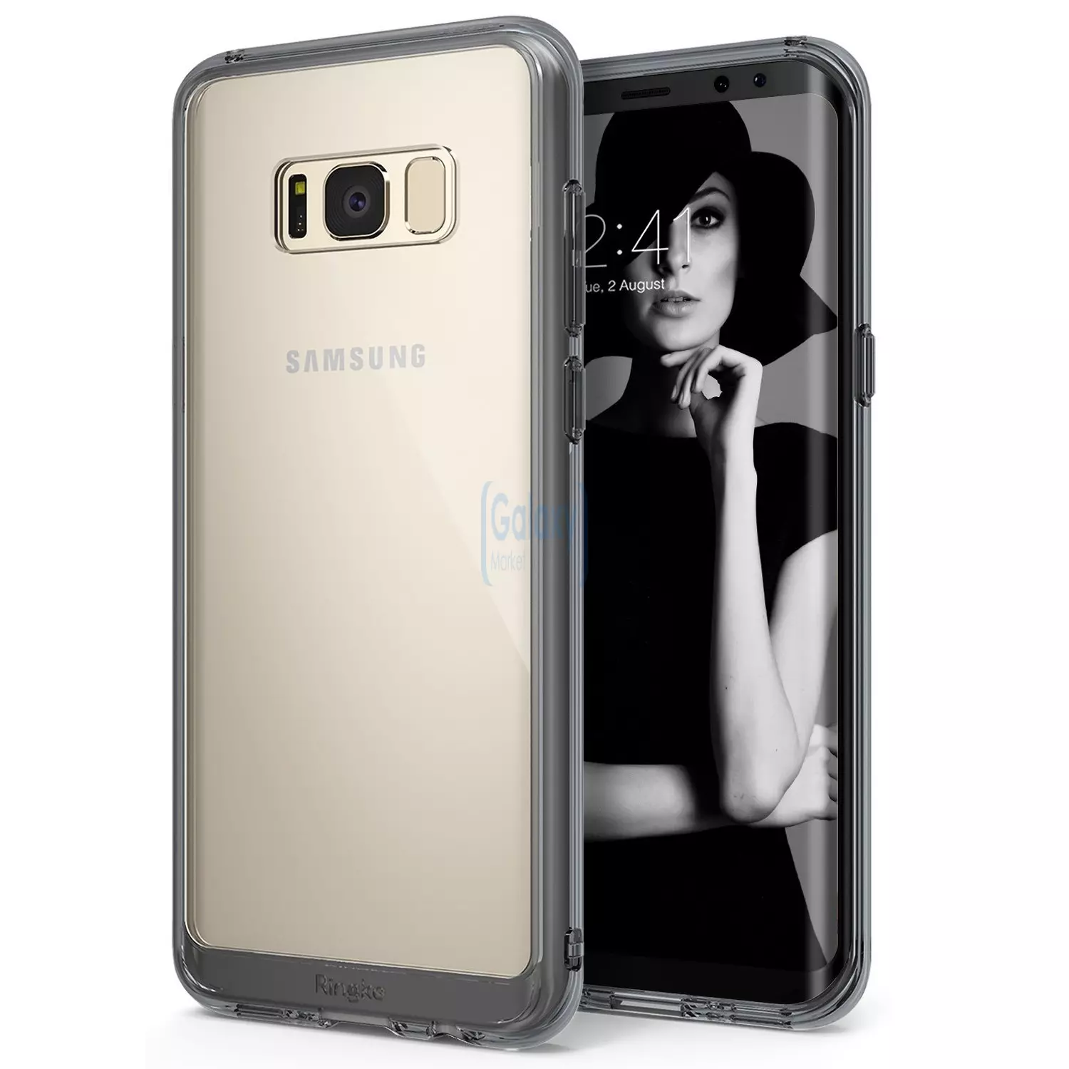 Чехол бампер Ringke Fusion Series для Samsung Galaxy S8 Plus Black (Черный)