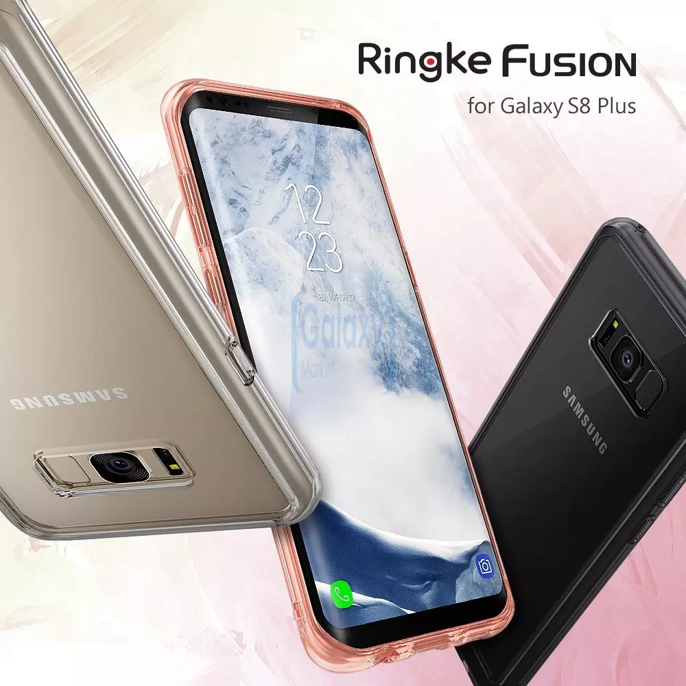 Чехол бампер Ringke Fusion Series для Samsung Galaxy S8 Plus Rose Gold (Розовое Золото)
