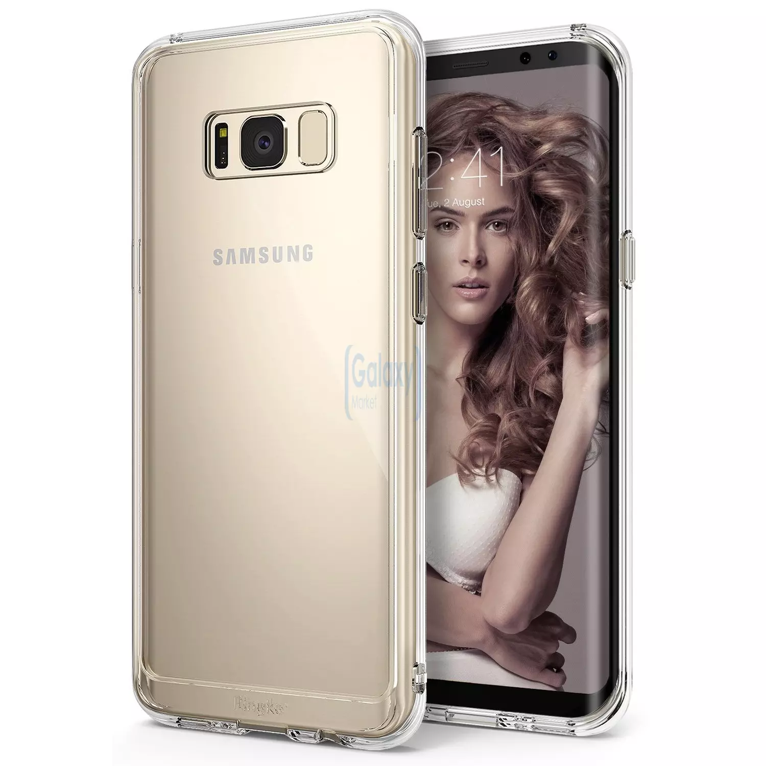 Чехол бампер Ringke Fusion Series для Samsung Galaxy S8 Plus Clear (Прозрачный)