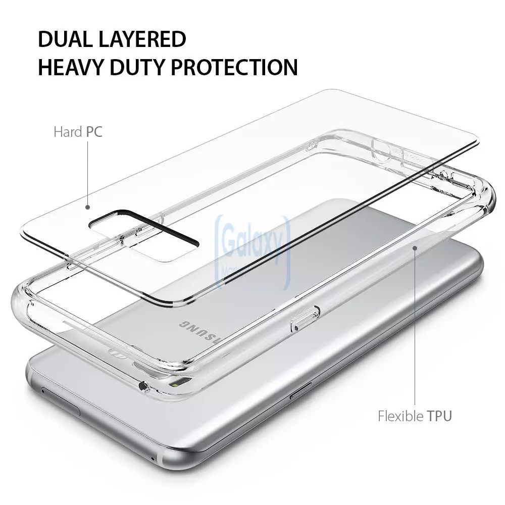 Чехол бампер Ringke Fusion Series для Samsung Galaxy S8 Plus Clear (Прозрачный)