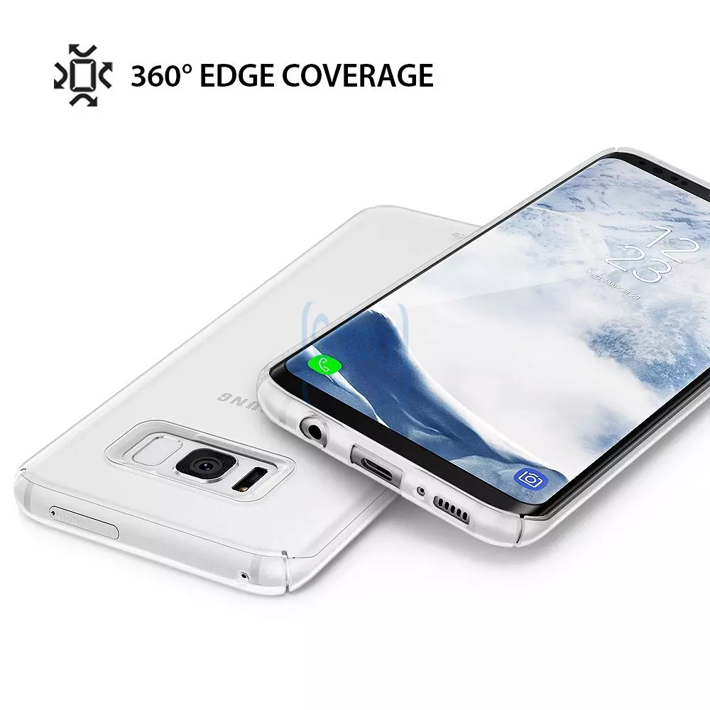 Чехол бампер Ringke Slim Case для Samsung Galaxy S8 Plus White (Білий)