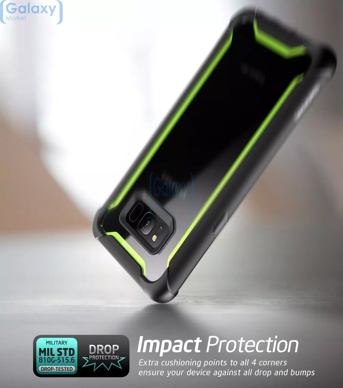 Чехол бампер i-Blason Ares Case для Samsung Galaxy S8 Plus G955F Green (Зеленый)