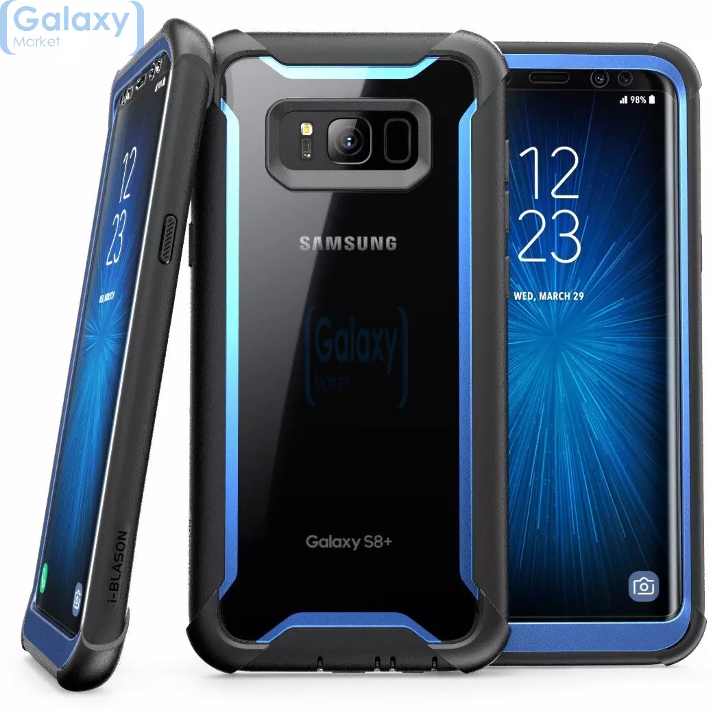 Чехол бампер i-Blason Ares Case для Samsung Galaxy S8 Plus G955F Blue (Синий)