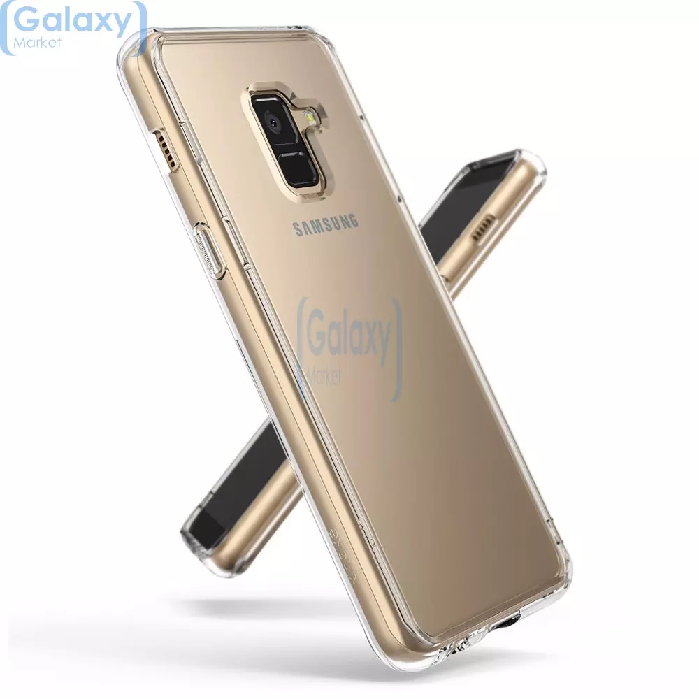 Чехол бампер Ringke Fusion для Samsung Galaxy A8 (A8 2018) Crystal View (Прозрачный)