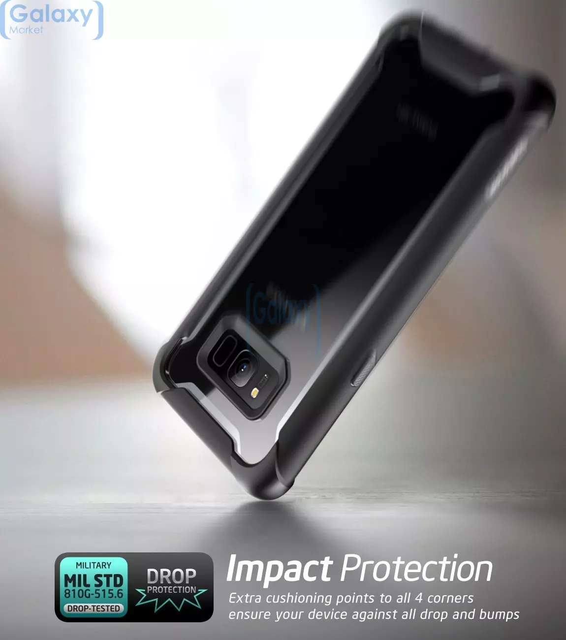 Чехол бампер i-Blason Ares Case для Samsung Galaxy S8 Plus G955F Black (Черный)