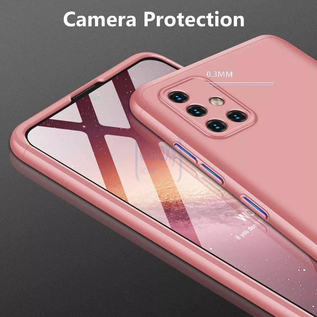 Чехол бампер GKK Dual Armor для Samsung Galaxy A51 Rose Gold (Розовое золото) Чехол бампер GKK Dual Armor для Samsung Galaxy A51 Rose Gold (Розовое золото)