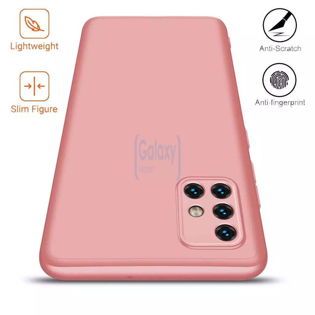 Чехол бампер GKK Dual Armor для Samsung Galaxy A51 Rose Gold (Розовое золото) Чехол бампер GKK Dual Armor для Samsung Galaxy A51 Rose Gold (Розовое золото)
