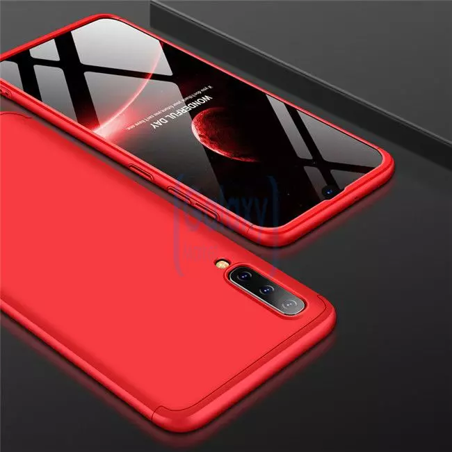 Чехол бампер GKK Dual Armor для Samsung Galaxy A41 Red (Красный)