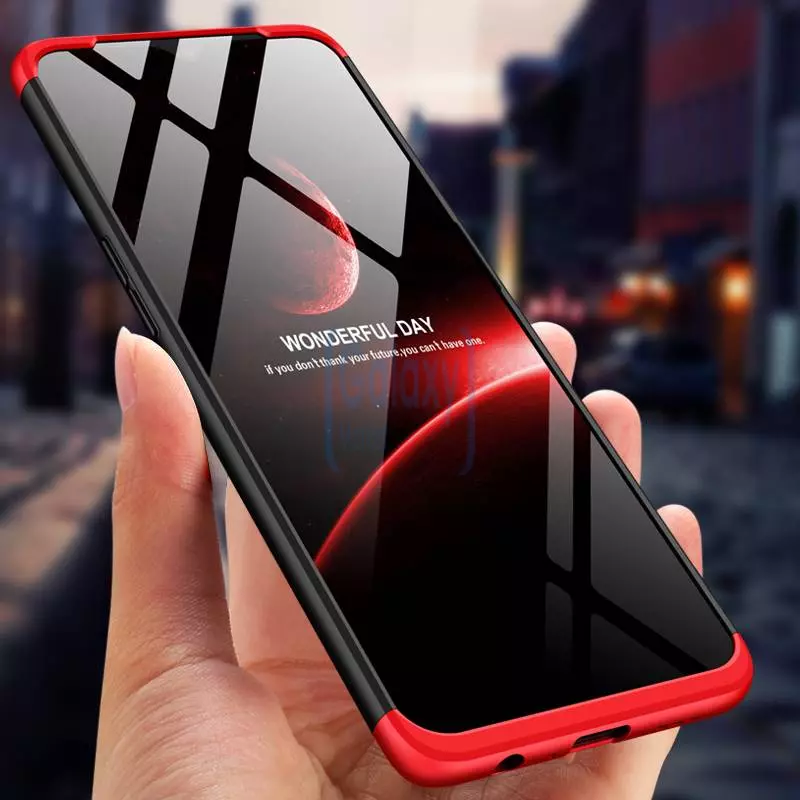 Чехол бампер GKK Dual Armor для Samsung Galaxy Note 10 Lite Black\Red (Черный\Красный)