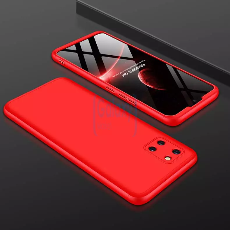 Чехол бампер GKK Dual Armor для Samsung Galaxy Note 10 Lite Red (Красный)