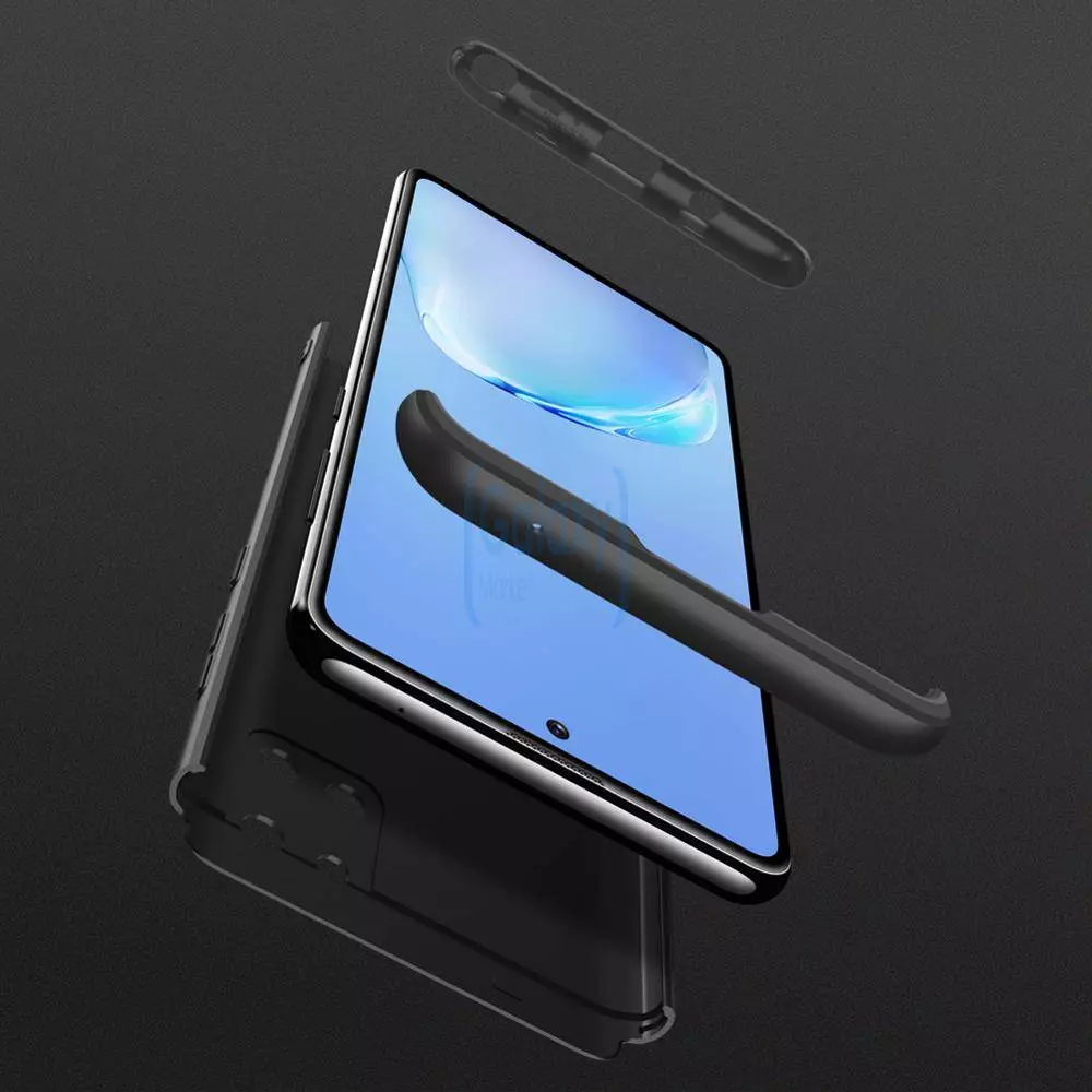 Чехол бампер GKK Dual Armor для Samsung Galaxy Note 10 Lite Black (Черный)