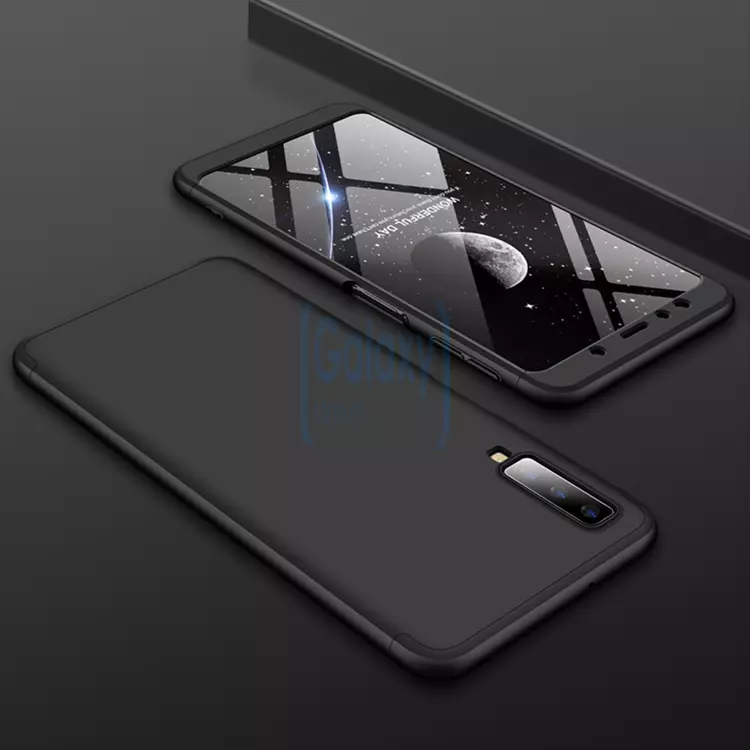 Чехол бампер GKK Dual Armor Case для Samsung Galaxy A7 (2018) Black (Черный)