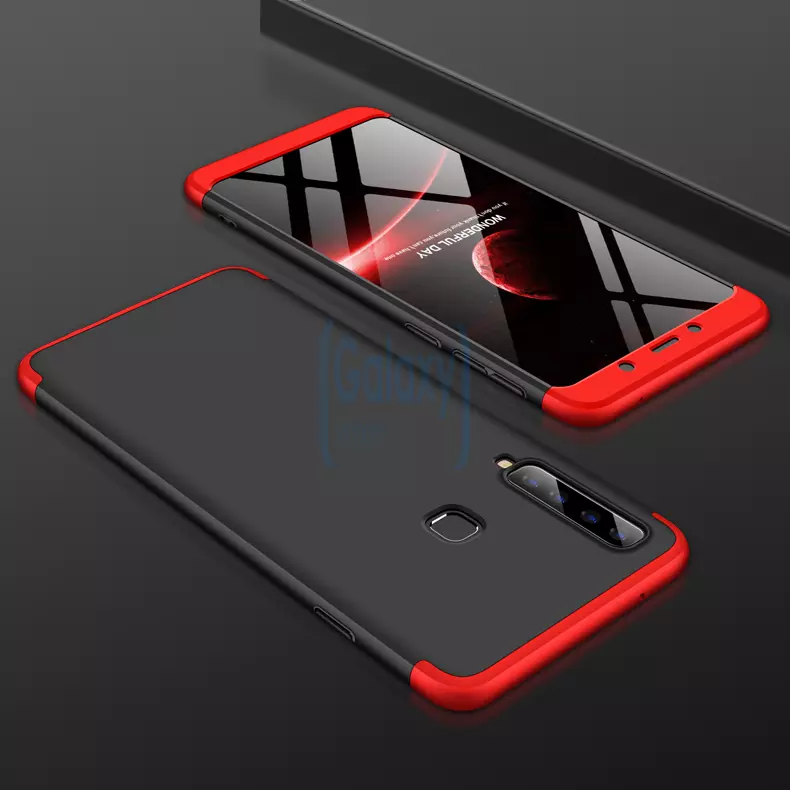 Чехол бампер GKK Armor Dual Case для Samsung Galaxy A9 2018 Black\Red (Черный\Красный) Чехол бампер GKK Armor Dual Case для Samsung Galaxy A9 2018 Black\Red (Черный\Красный)