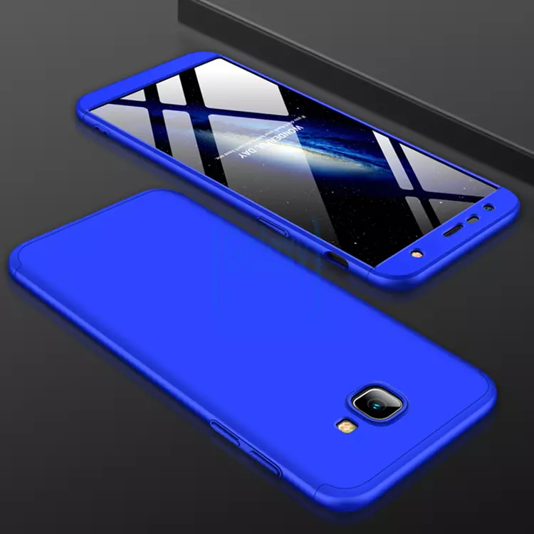 Чехол бампер GKK Dual Armor Case для Samsung Galaxy J4 Plus (2018) Blue (Синий)