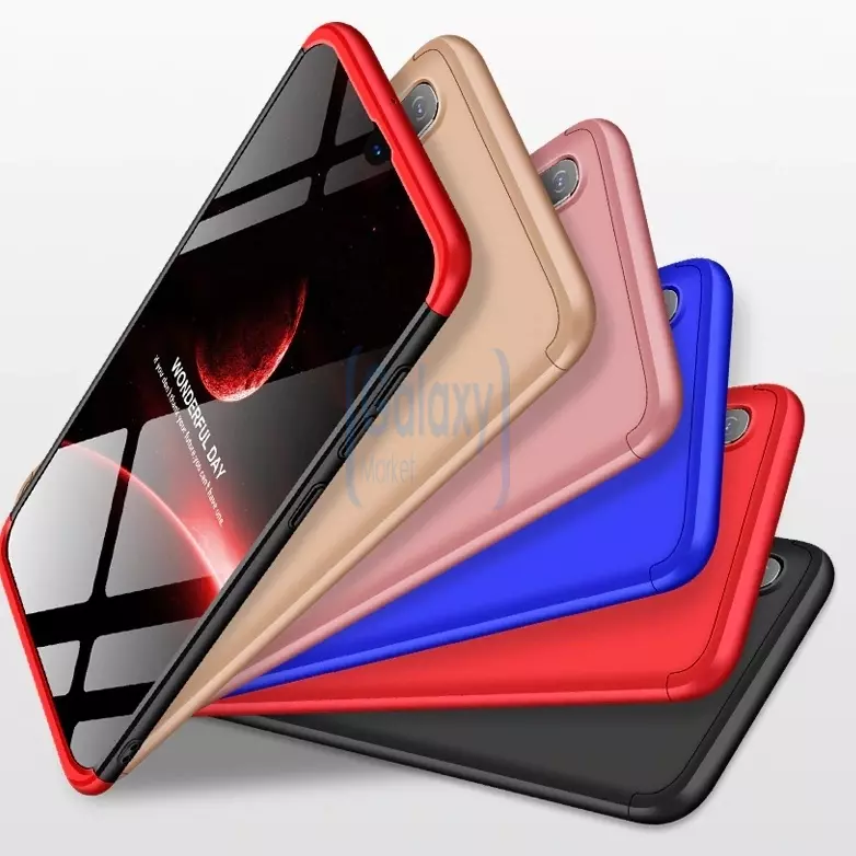 Чехол бампер GKK Dual Armor Case для Samsung Galaxy J4 Prime Red (Красный)