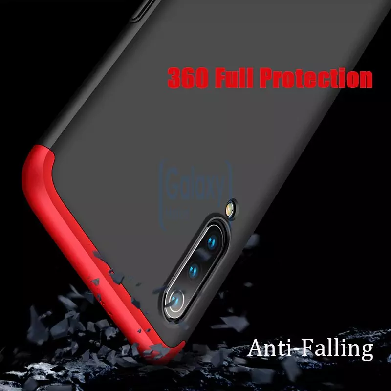 Чехол бампер GKK Dual Armor для Samsung Galaxy Note 10 Plus Black\Red (Черный\Красный)