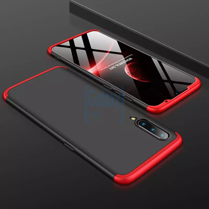 Чехол бампер GKK Dual Armor для Samsung Galaxy Note 10 Plus Black\Red (Черный\Красный)