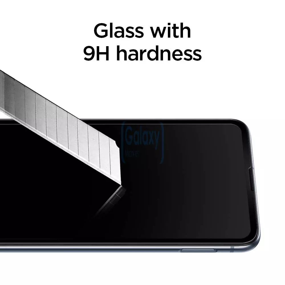 Защитное стекло Spigen Screen Protector Tempered Glass для Samsung Galaxy S10e Black (Черный)