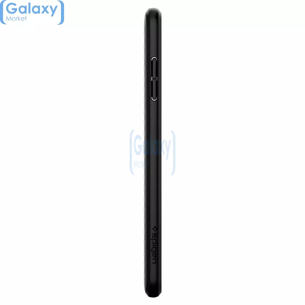 Чехол бампер Spigen Case Liquid Armor Series для Samsung Galaxy A8 Plus Black (Черный)