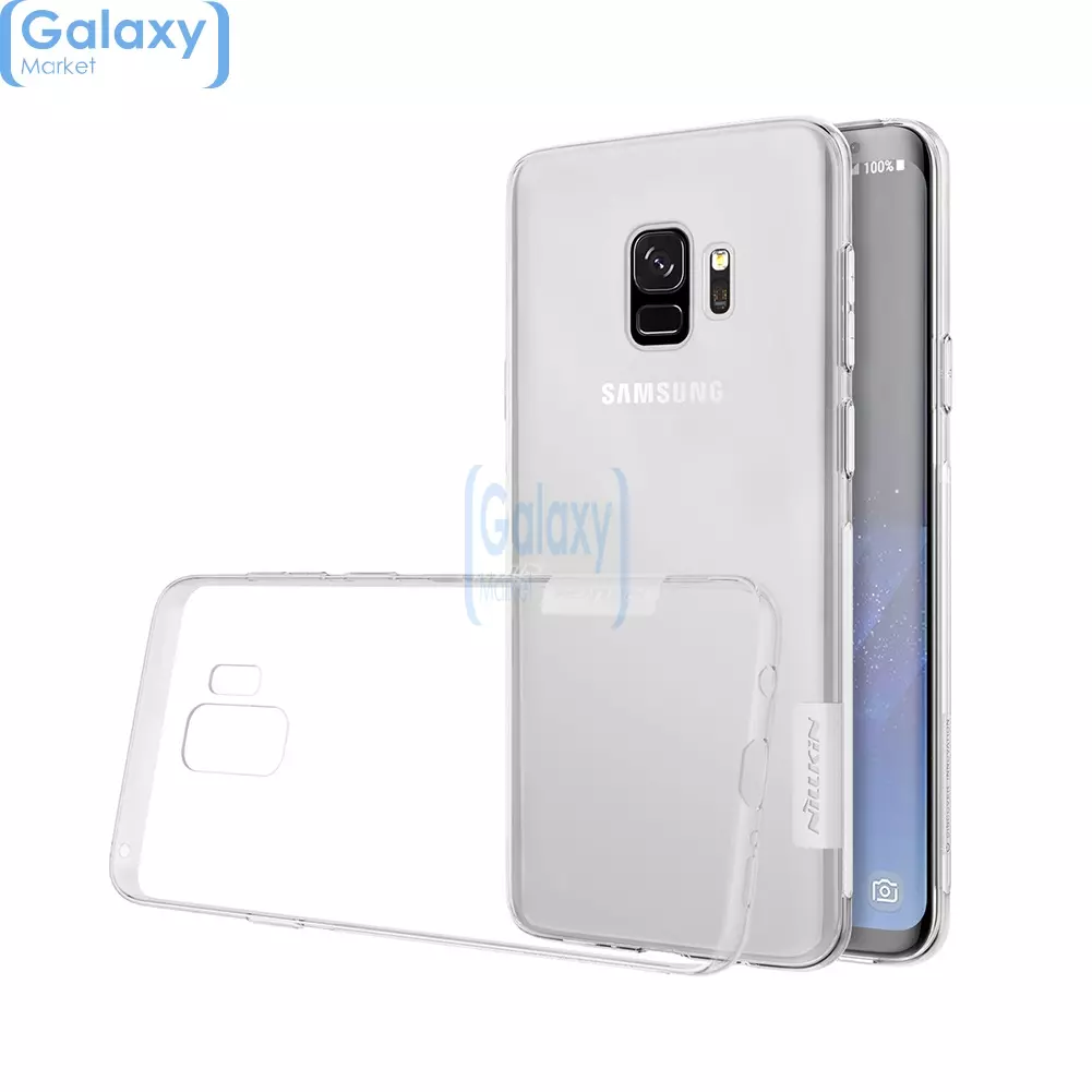 Чехол бампер Nillkin Nature TPU Case для Samsung Galaxy S9 Plus White (Белый)