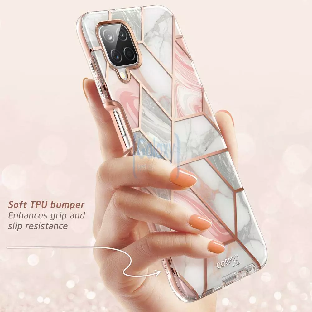 Чехол бампер для Samsung Galaxy M62 i-Blason Cosmo Marble Pink (Розовый Мрамор) 843439135789