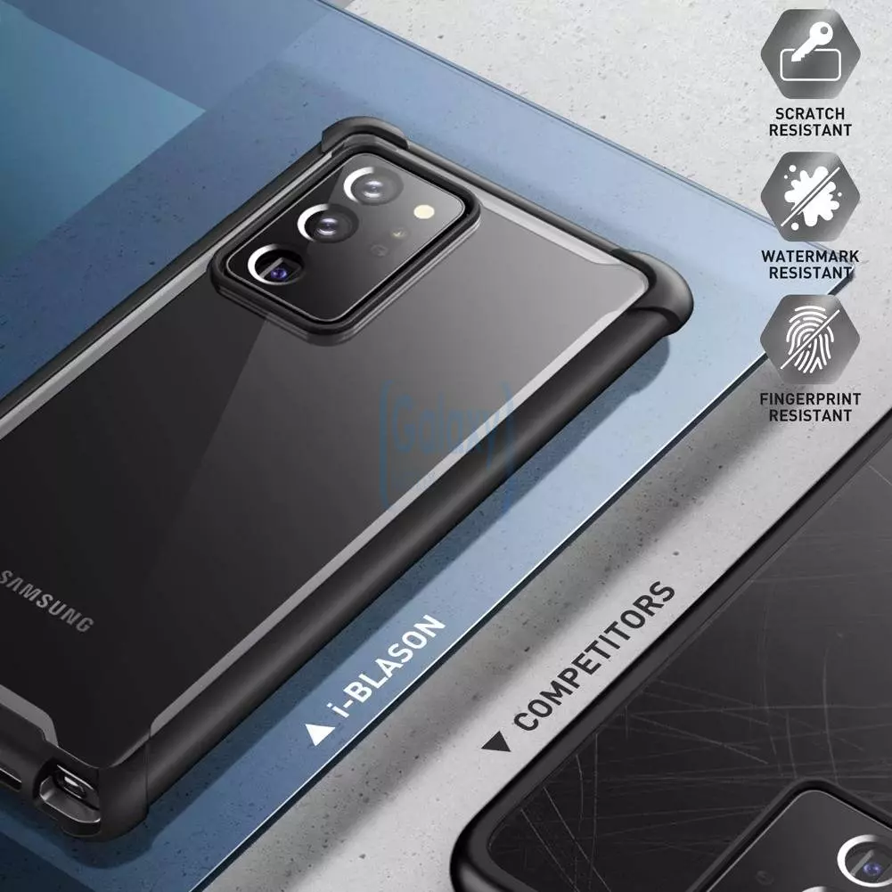 Чехол бампер i-Blason Ares Case для Samsung Galaxy Note 20 Ultra Black (Черный) 843439132474