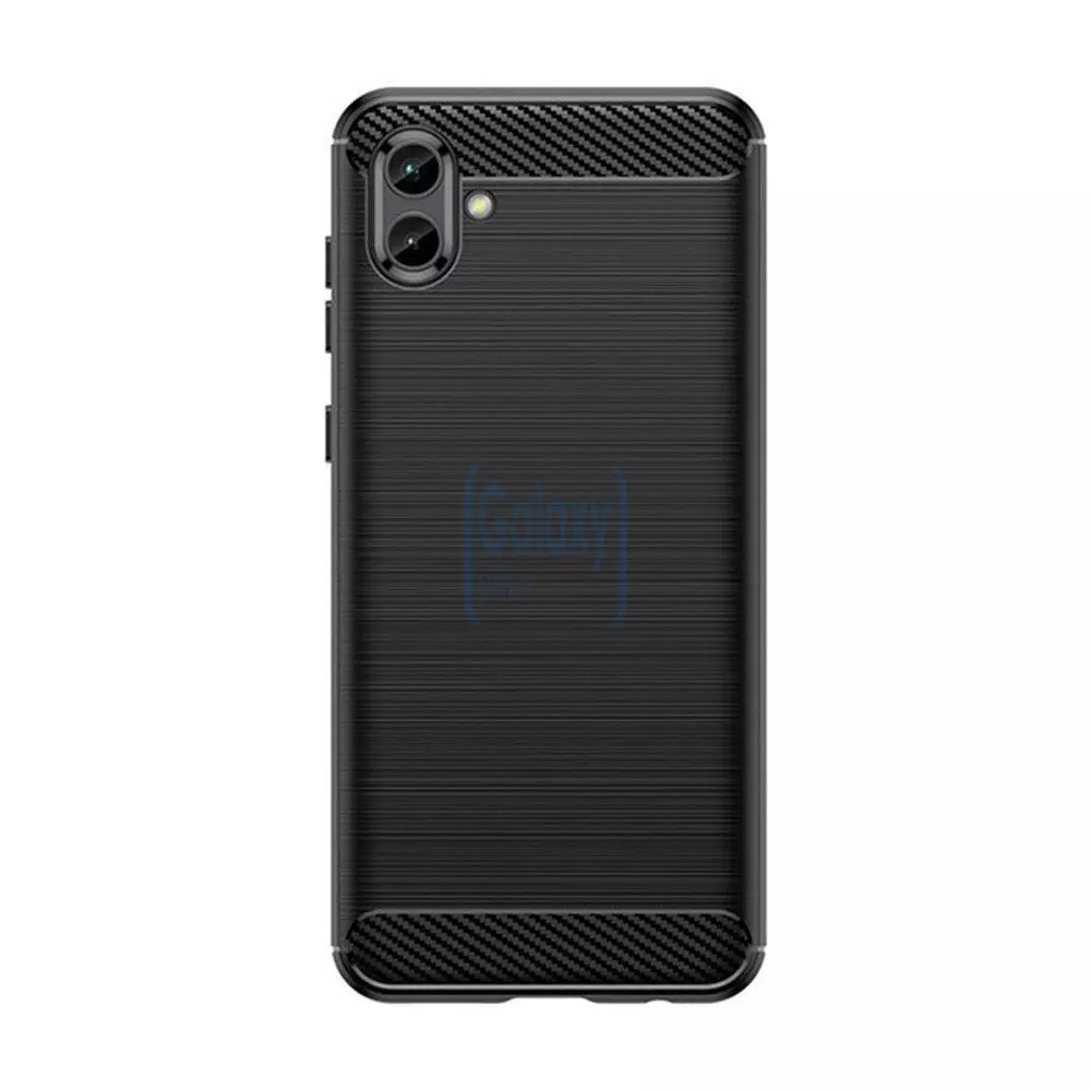 Протиударний чохол бампер для Samsung Galaxy M04 iPaky Carbon Fiber Black (Чорний)